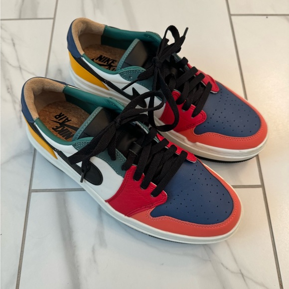 Nike Multicolor Jordans - worn once - size 9.5 - Picture 7 of 10